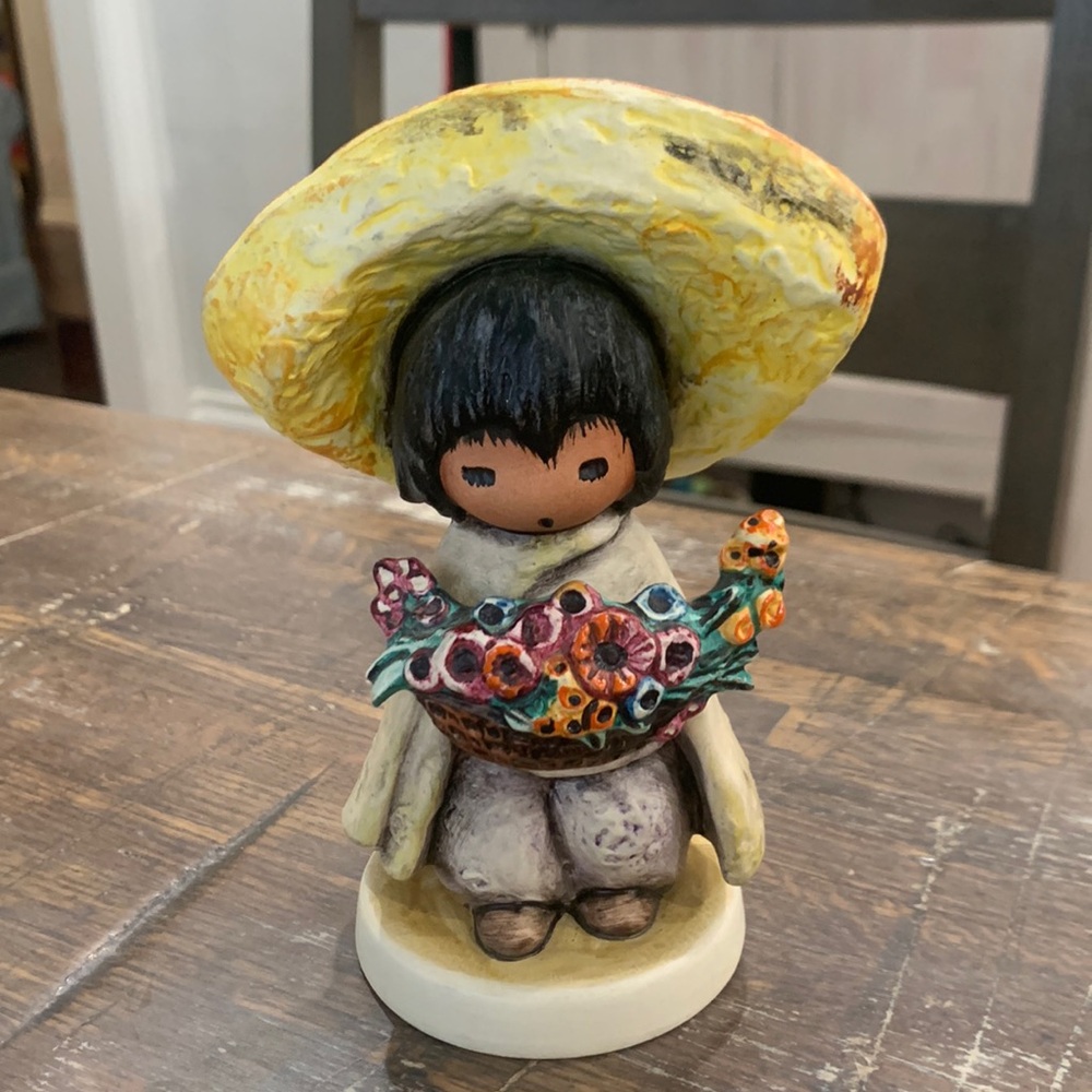 DeGrazia Flower Boy figurine